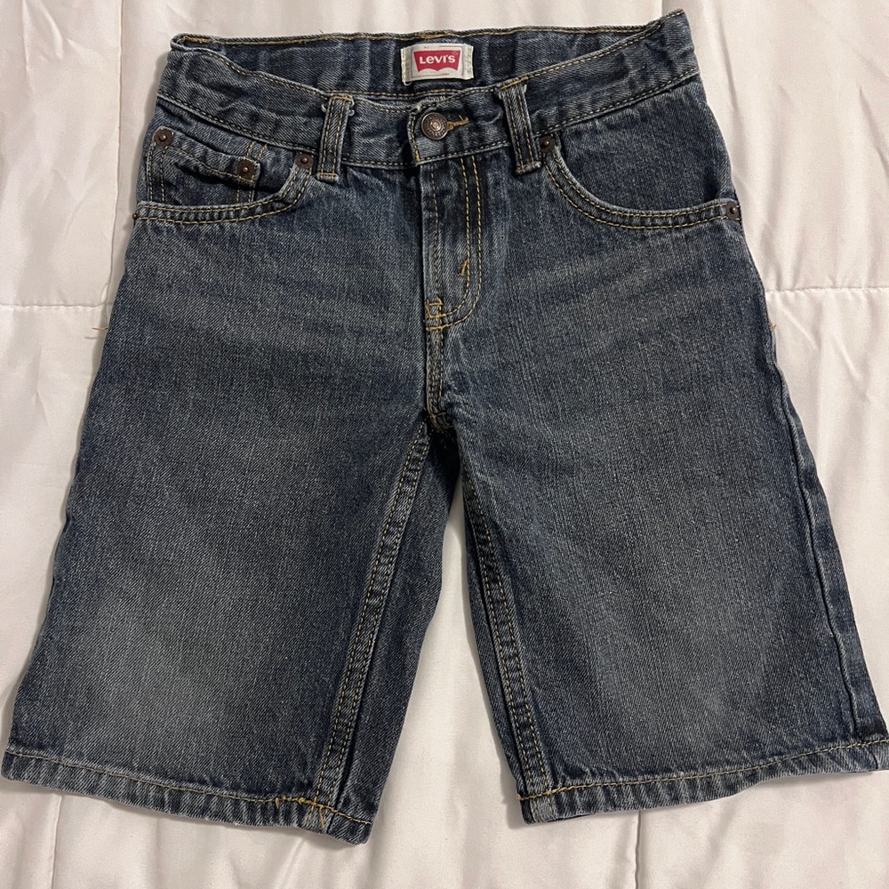 Levi's Dark Blue Denim Shorts